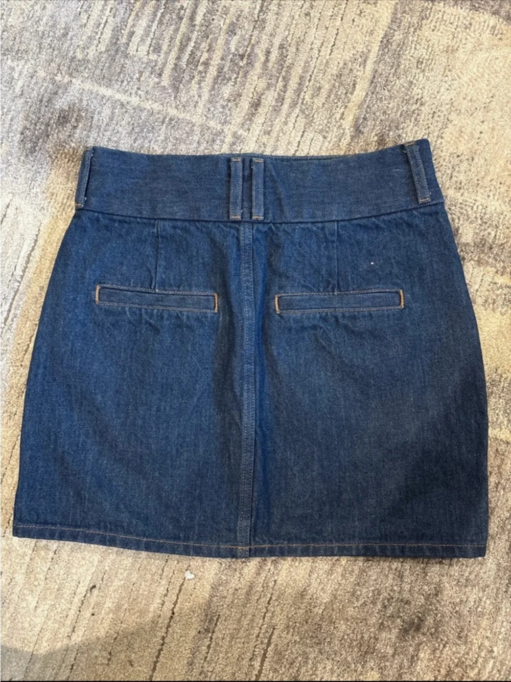Express Dark Blue Denim Mini Skirt